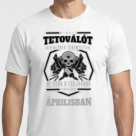 Férfi Imperial póló - Minden tetoválót egyenlőnek teremtettek április