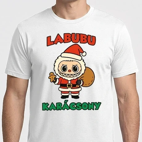 Férfi Imperial póló - Labubu karácsony