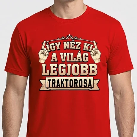 Férfi Imperial póló - A világ legjobb traktorosa