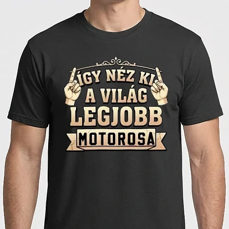 Férfi Imperial póló - A világ legjobb motorosa