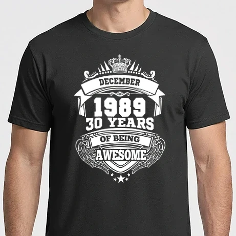 Férfi Imperial póló - Awesome being of 30 years 1989 DECEMBER