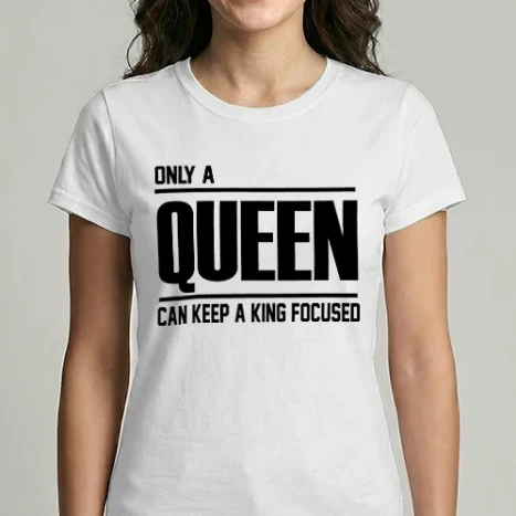 Női Imperial póló - Only a Queen can keep a king in focused