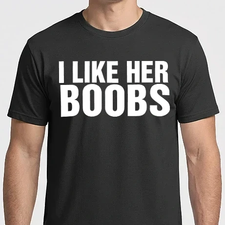 Férfi Imperial póló - Páros minta I like her boobs