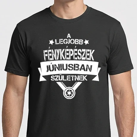 Férfi Imperial póló - Csillagos legjobb szülinapos fényképészek JÚNIUS