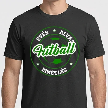 Férfi Imperial póló - evés alvás ismétlés_FUTBALL