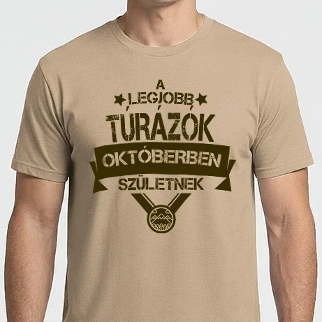 Férfi Imperial póló - Csillagos legjobb szülinapos túrázók OKTÓBER