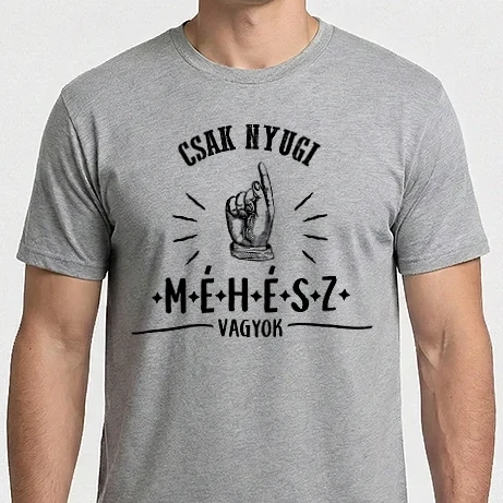 Férfi Imperial póló - Csak nyugi...méhész