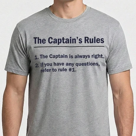 Férfi Imperial póló - Captain rules