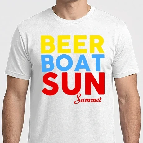 Férfi Imperial póló - Beer Boat Sun