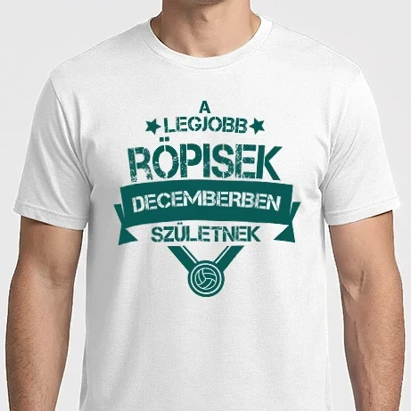 Férfi Imperial póló - Csillagos legjobb szülinapos röpisek DECEMBER