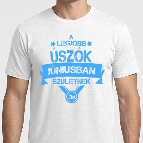 Férfi Imperial póló - Csillagos legjobb szülinapos úszók JÚNIUS