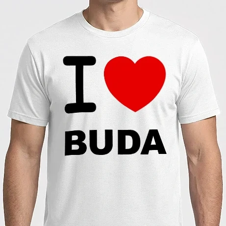 Férfi Imperial póló - I love BUDA