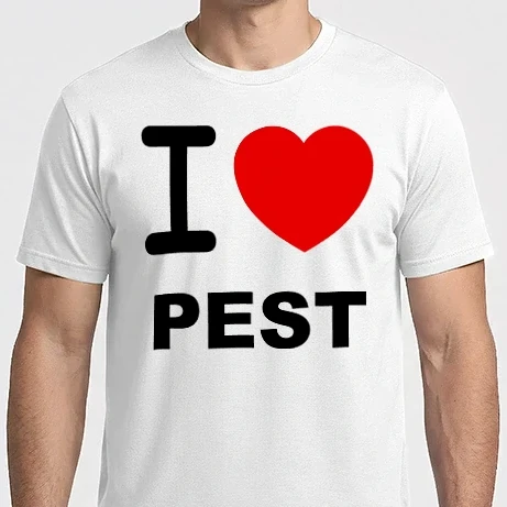Férfi Imperial póló - I love PEST