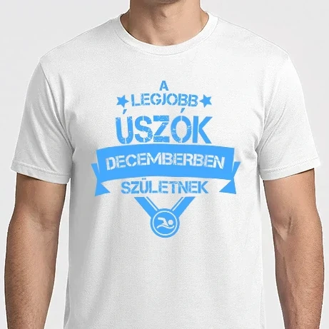 Férfi Imperial póló - A Legjobb Úszók decemberben születnek