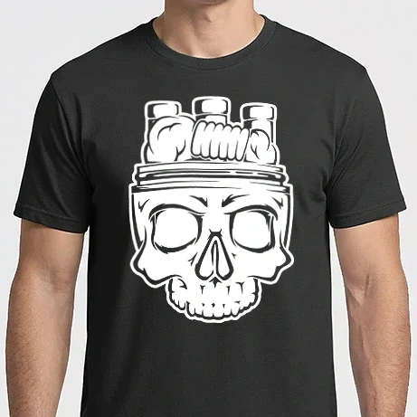 Férfi Imperial póló - Vape Skull