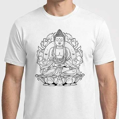 Férfi Imperial póló - buddha