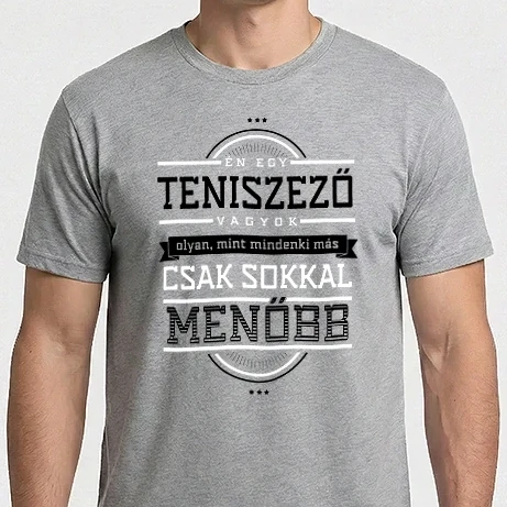 Férfi Imperial póló - Én egy menő...TENISZEZŐ