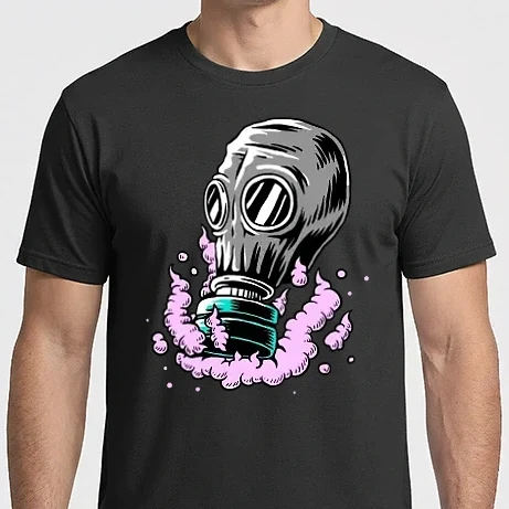 Férfi Imperial póló - gasmask