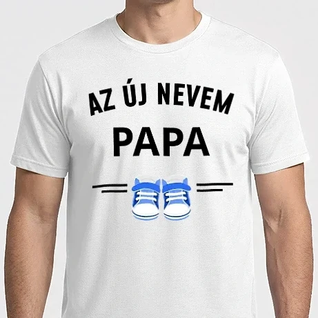 Férfi Imperial póló - Az új nevem papa