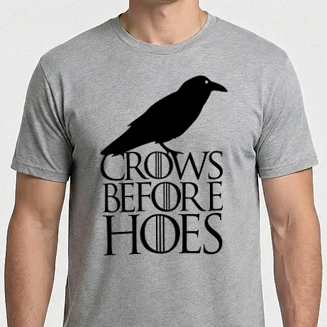 Férfi Imperial póló - Trónok Harca - Crows Before Hoes