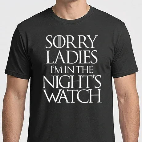 Férfi Imperial póló - Trónok Harca - Sorry Ladies I'm in the Night's Watch