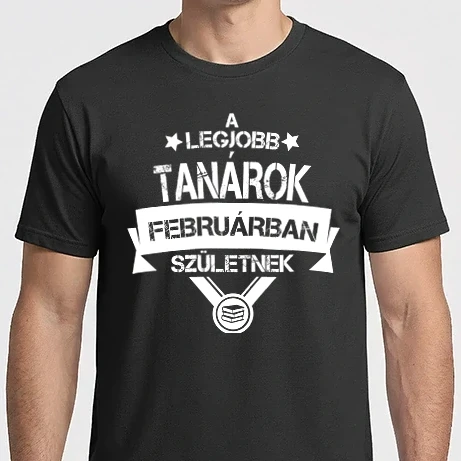 Férfi Imperial póló - A legjobb tanárok februárban születnek