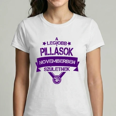 Női Imperial póló - A legjobb pillások novemberben születnek
