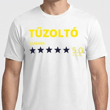 Férfi Imperial póló - Értékelés 5 csillag - TŰZOLTÓ
