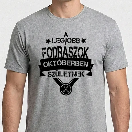 Férfi Imperial póló - Legjobb fodrászok októberben születnek