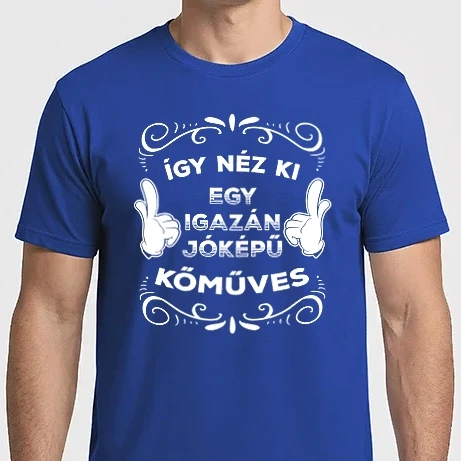 Férfi Imperial póló - Így néz ki egy igazán jóképű kőműves