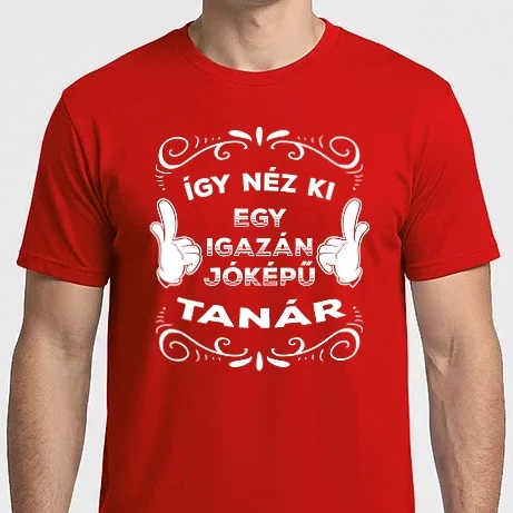 Férfi Imperial póló - Így néz ki egy igazán jóképű tanár