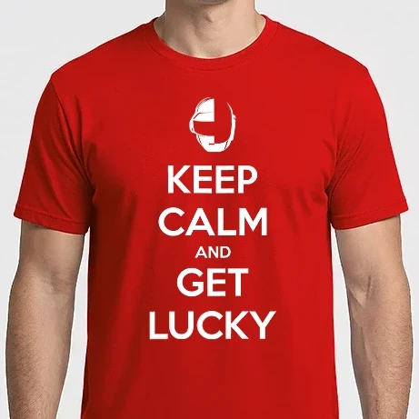 Férfi Imperial póló - Keep Calm and Get Lucky