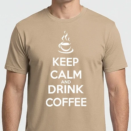 Férfi Imperial póló - Keep Calm and Drink Coffee