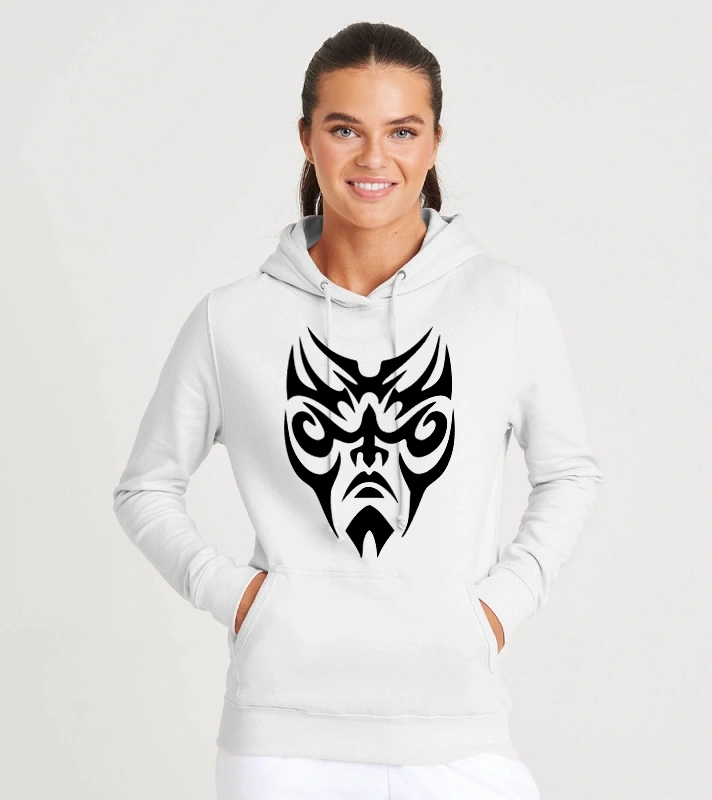 Maori maszk – Női kapucnis pulcsi