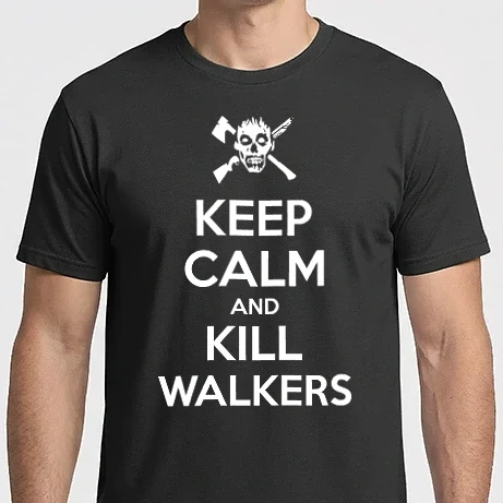 Férfi Imperial póló - The Walking Dead - Keep Calm and Kill Walkers