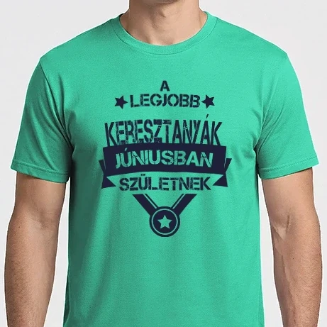 Férfi Imperial póló - Csillagos legjobb keresztanyák_JÚNIUS