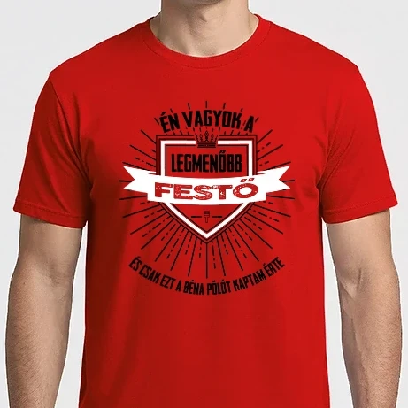 Férfi Imperial póló - Én vagyok a legmenőbb...FESTŐ