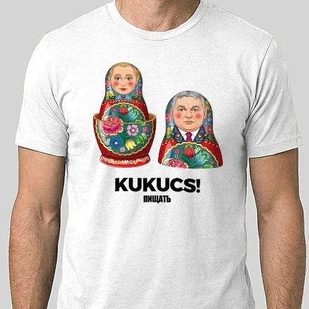 Férfi Alap póló - Matrjoska baba - Putyin és Orbán Viktor