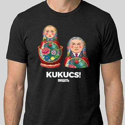 Férfi Alap póló - Matrjoska Baba - Putyin és Viktor