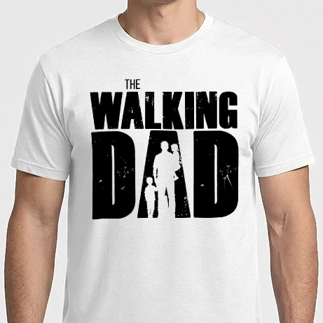 Férfi Imperial póló - The Walking DAD - apa két gyerekkel