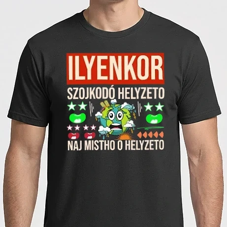Férfi Imperial póló - ILYENKOR SZOJKODÓ HELYZETÓ NAJ MISTHO
