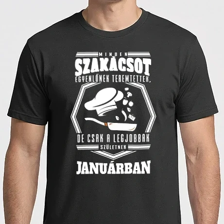 Férfi Imperial póló - Minden szakácsot egyenlőnek teremtettek... január