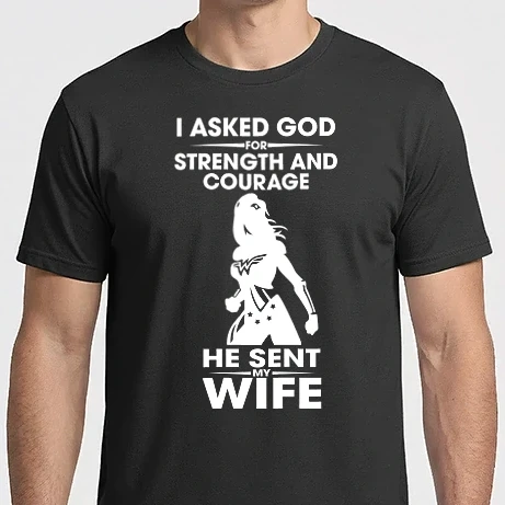 Férfi Imperial póló - I asked God for strenght and courage