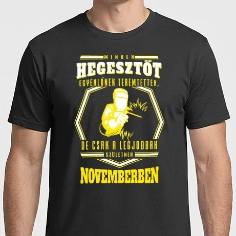 Férfi Imperial póló - Minden hegesztőt egyenlőnek teremtettek...november
