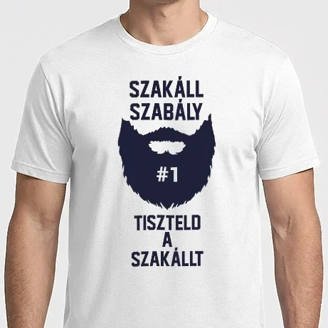 Férfi Imperial póló - Szakáll szabály #1