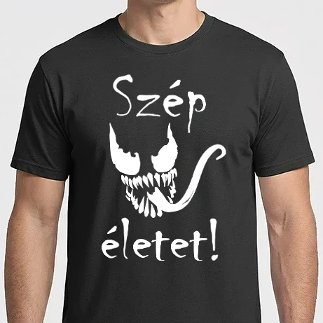 Férfi Imperial póló - Szép életet - szörny