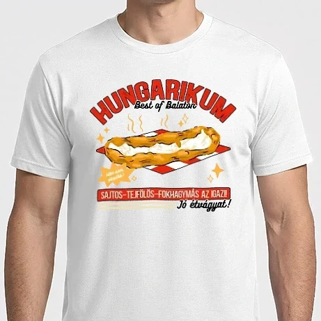 Férfi Imperial póló - Lángos Hungarikum
