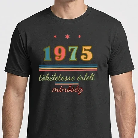 Férfi Imperial póló - Szülinap tökéletes1975