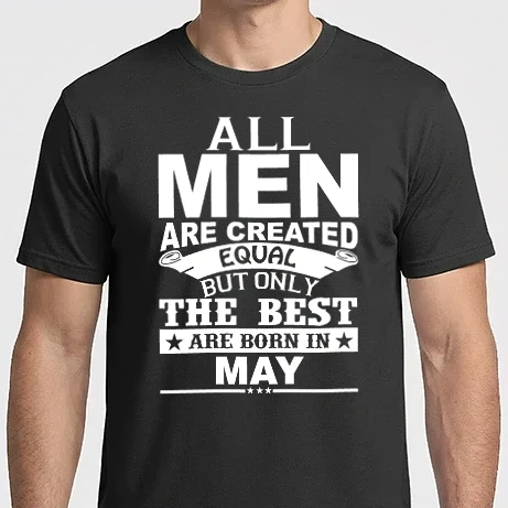 Férfi Imperial póló - All men are created may