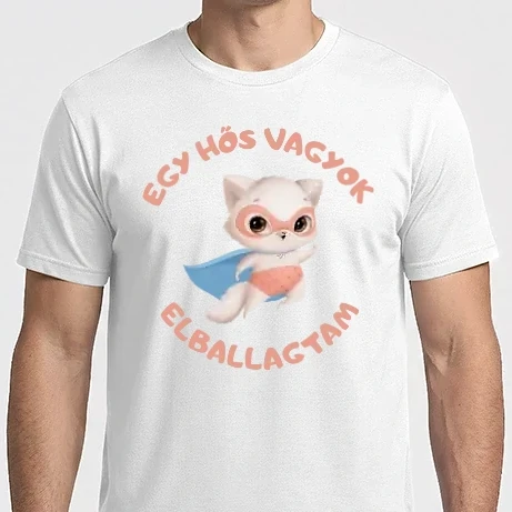 Férfi Imperial póló - Egy hős vagyok elballagtam